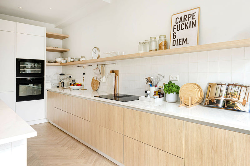 Houtlook Keuken – Warmte en Stijl in Één-Morss Kitchen-Keuken-OBLY