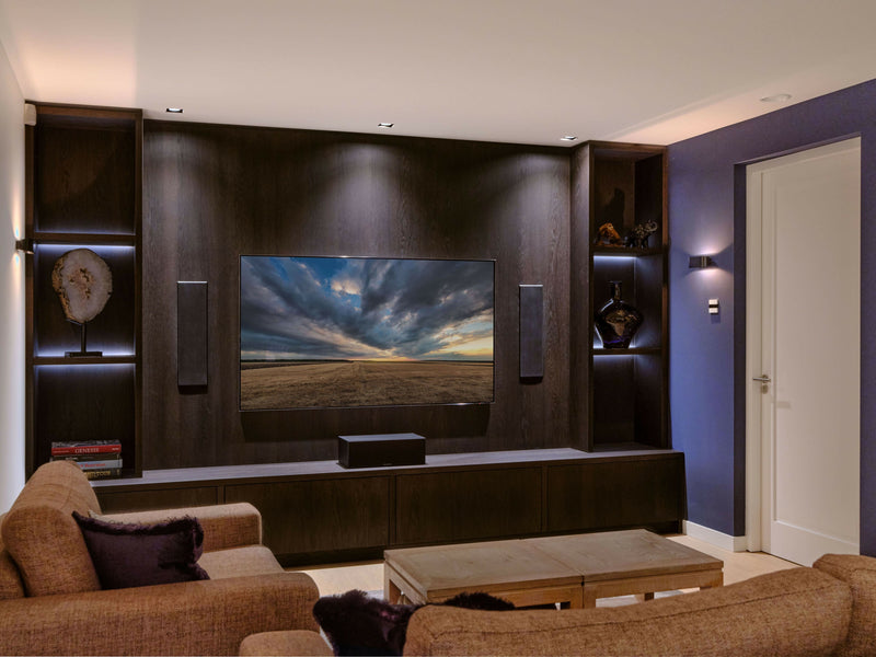 Luxe Cinewall en Bar met Eiken Fineer in Taj Mahal Stijl-OBLY-bar, cinewall, eiken, mancave, tajmahal-OBLY