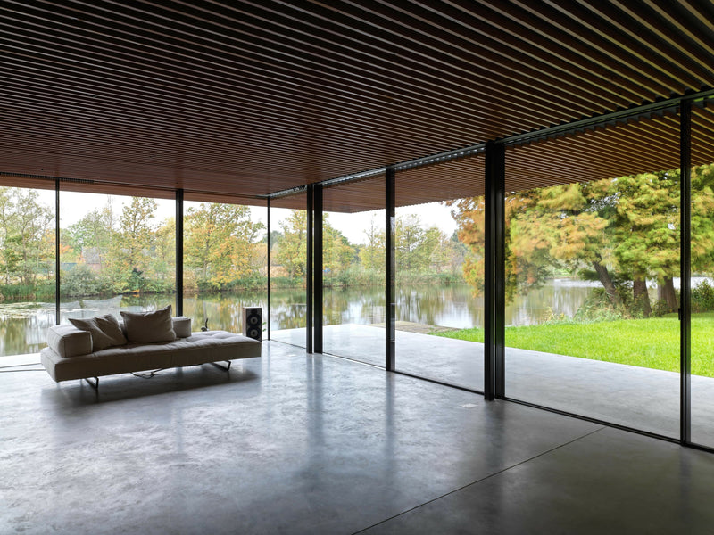 Villa aan het water-KELLER minimal windows® by Kumasol-OBLY