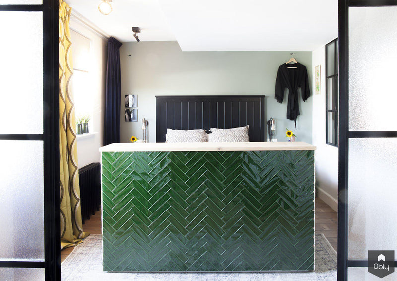 Eclectische badkamer ensuite-Wood Creations-alle,Badkamer-OBLY