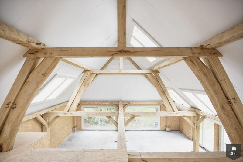 Eiken boerderij met eikenhouten gebinten-Robuust Eiken-alle,Exterieur vrijstaand-OBLY