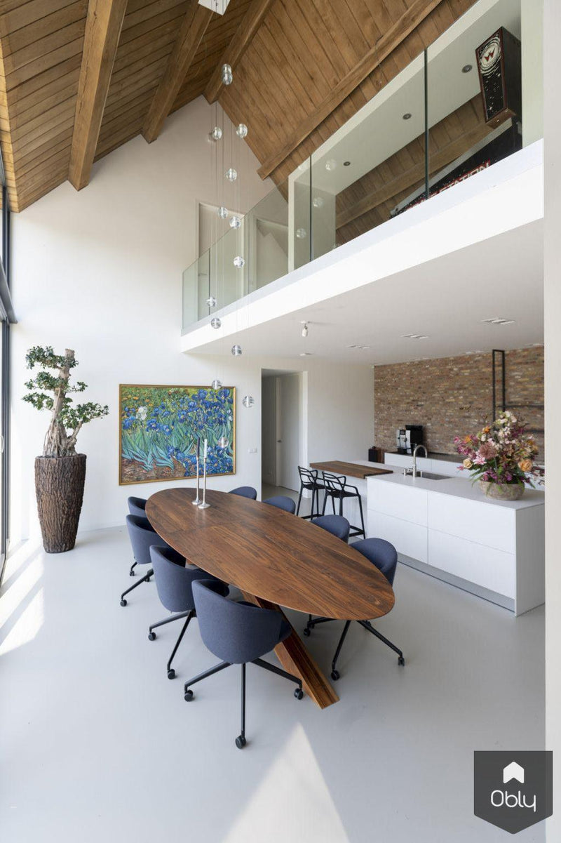 Interieur ontwerp boerderij Villa-B-TOO-alle,Eetkamer-OBLY