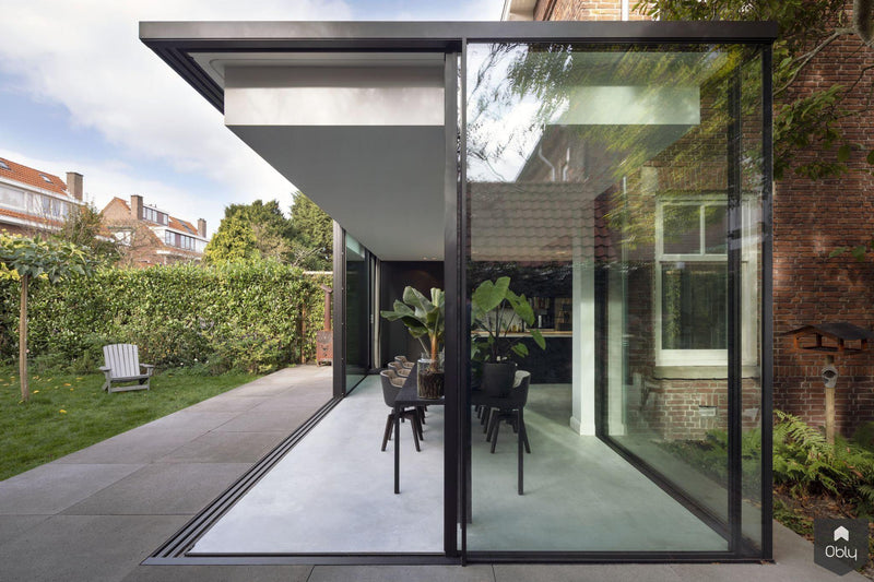 Minimalistisch aanbouw Jaren '30 woning-Bloot Architecture-Aanbouw, alle-OBLY