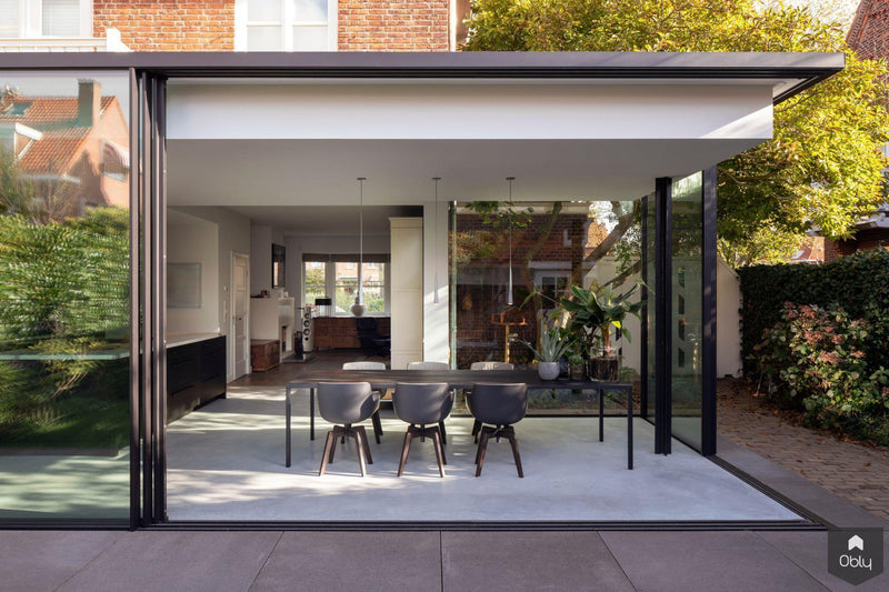 Minimalistisch aanbouw Jaren '30 woning-Bloot Architecture-Aanbouw,alle-OBLY