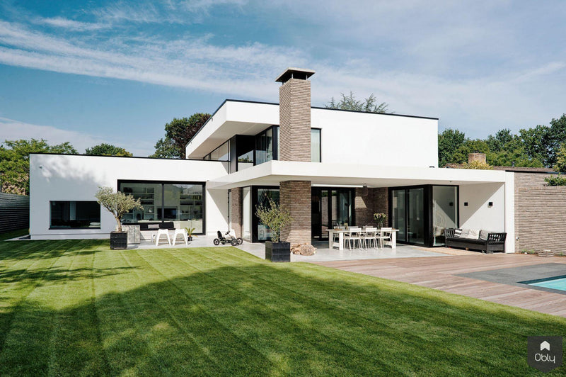 Moderne villa met grote veranda-BB-Architecten-alle,Exterieur vrijstaand-OBLY