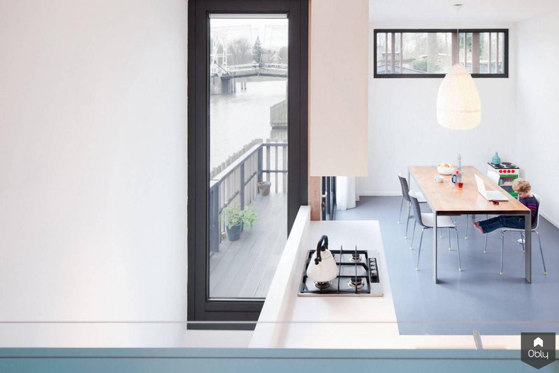 Ontwerp moderne woonboot-Richèl Lubbers Architecten-alle,Exterieur vrijstaand,Vrijstaand-Ontwerp moderne woonboot | OBLY.com-OBLY