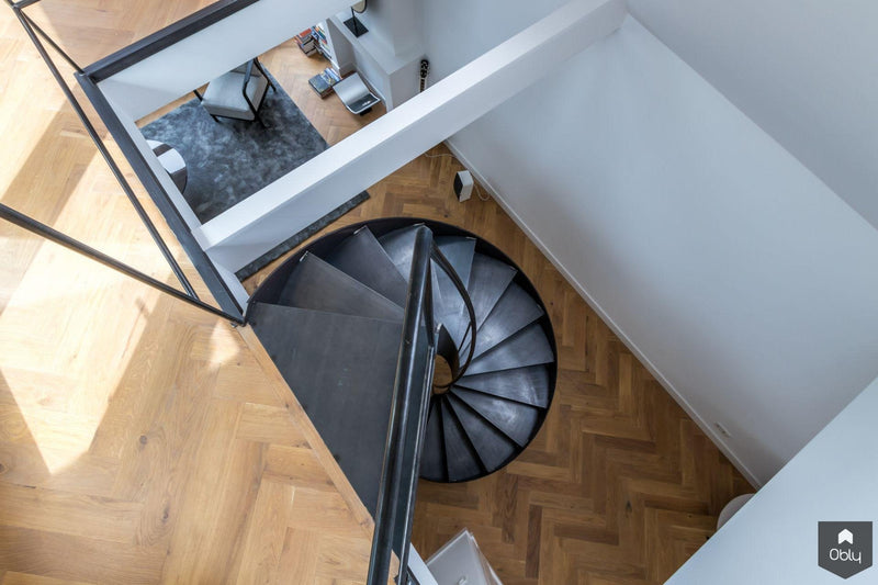 Stalen wenteltrap-Van Bruchem Staircases-alle,Woonkamer-OBLY