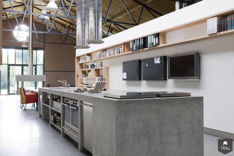 The Living Kitchen - moderne industriële keuken-The Living Kitchen by Paul van de Kooi-alle,Keuken-OBLY