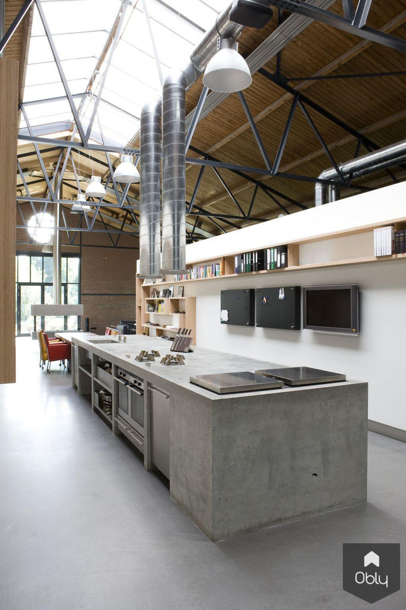 The Living Kitchen - moderne industriële keuken-The Living Kitchen by Paul van de Kooi-alle,Keuken-OBLY