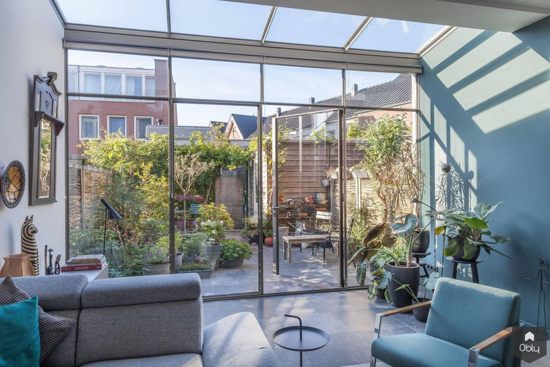 Uitbouw van glas en staal-HOYT Architecten & Bouwmanagers-Aanbouw,alle-Uitbouw van glas en staal | OBLY.com-OBLY