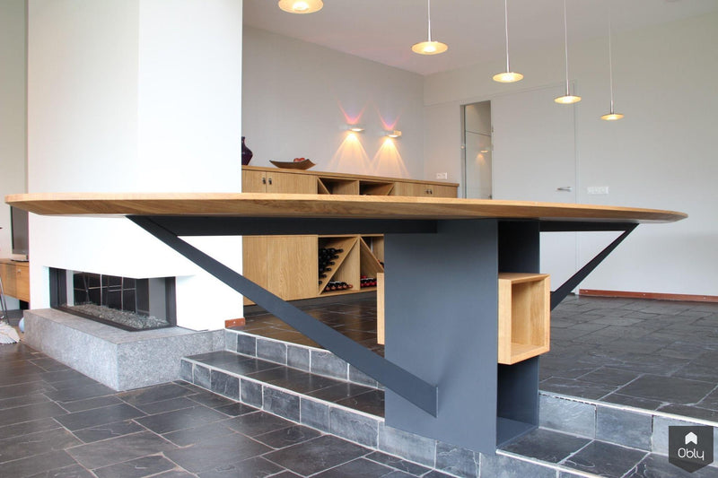 XL-tafel-Blokvorm Architectuur-alle,Eetkamer-OBLY