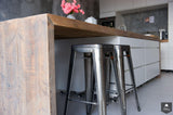 Stoere industriële keuken gecombineerd met hoogglans-Restyle-XL-alle, Keuken-OBLY